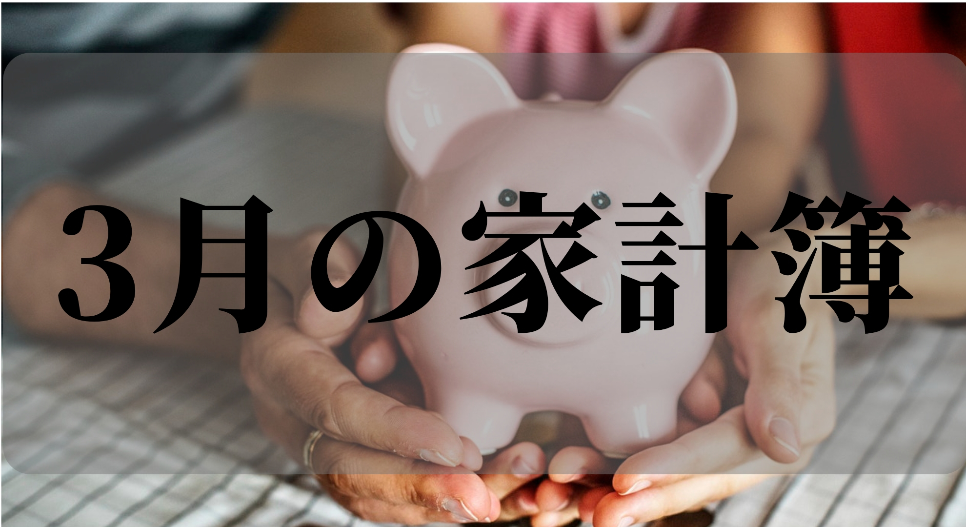 2019年3月の家計簿。全然底辺セミリタイア支出ではない3月の支出