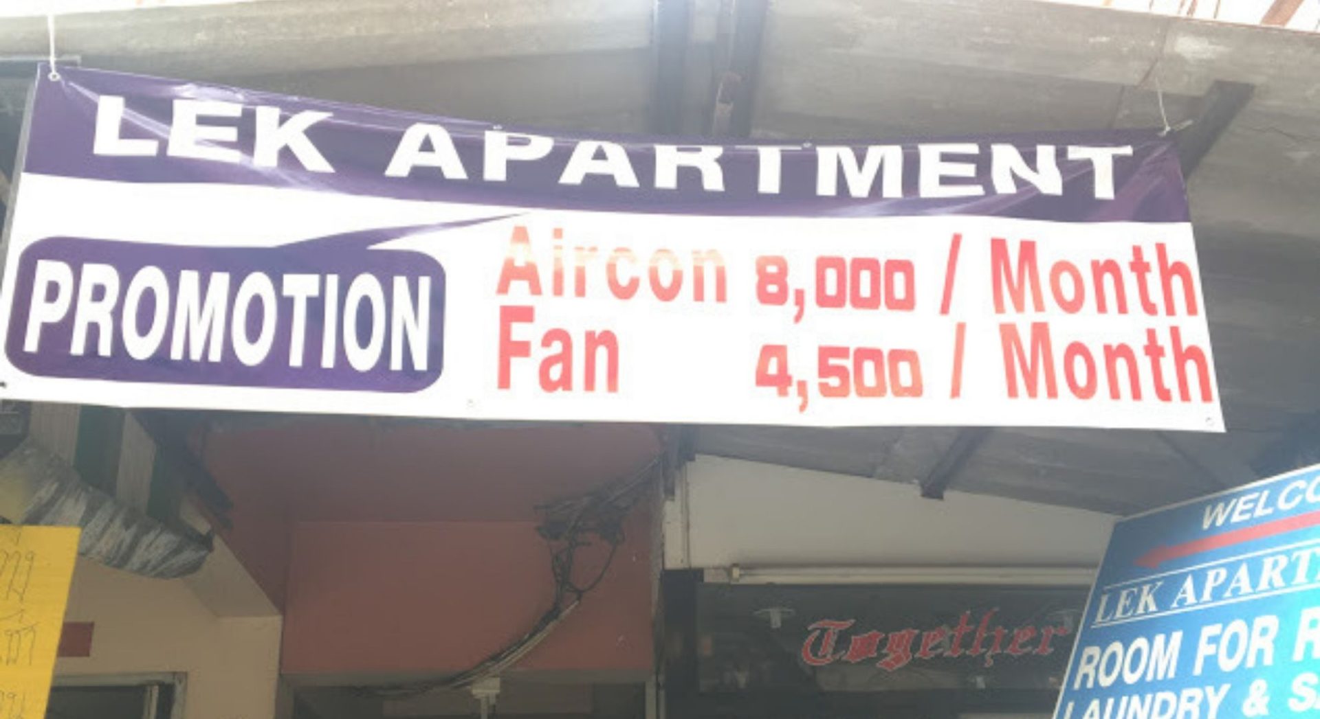 【月5万円生活】パタヤ・ソイブッカオ・LKメトロ目の前の月4500B（15750円）のアパートメントが便利で良さそうなので紹介。