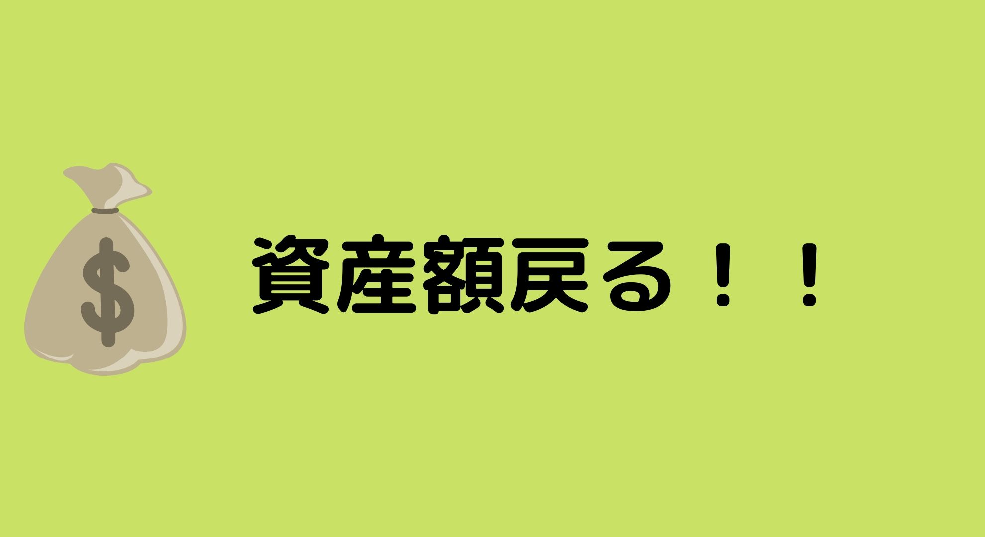 資産額が暴落前に戻ったので株式の整理をしていきます。